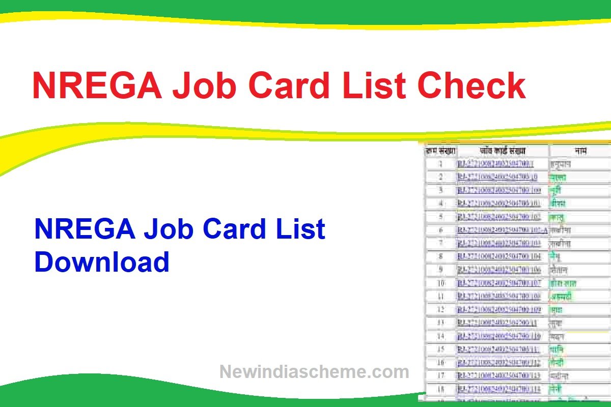 NREGA Job Card List
