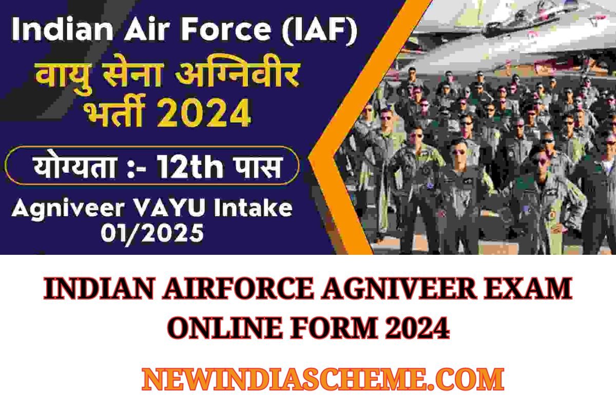 Indian Airforce Agniveer Exam Online Form 2024